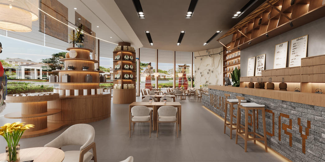 Wuyi Mountain tea garden scenery