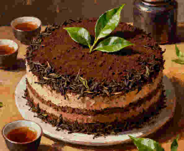 岩茶茶叶蛋糕