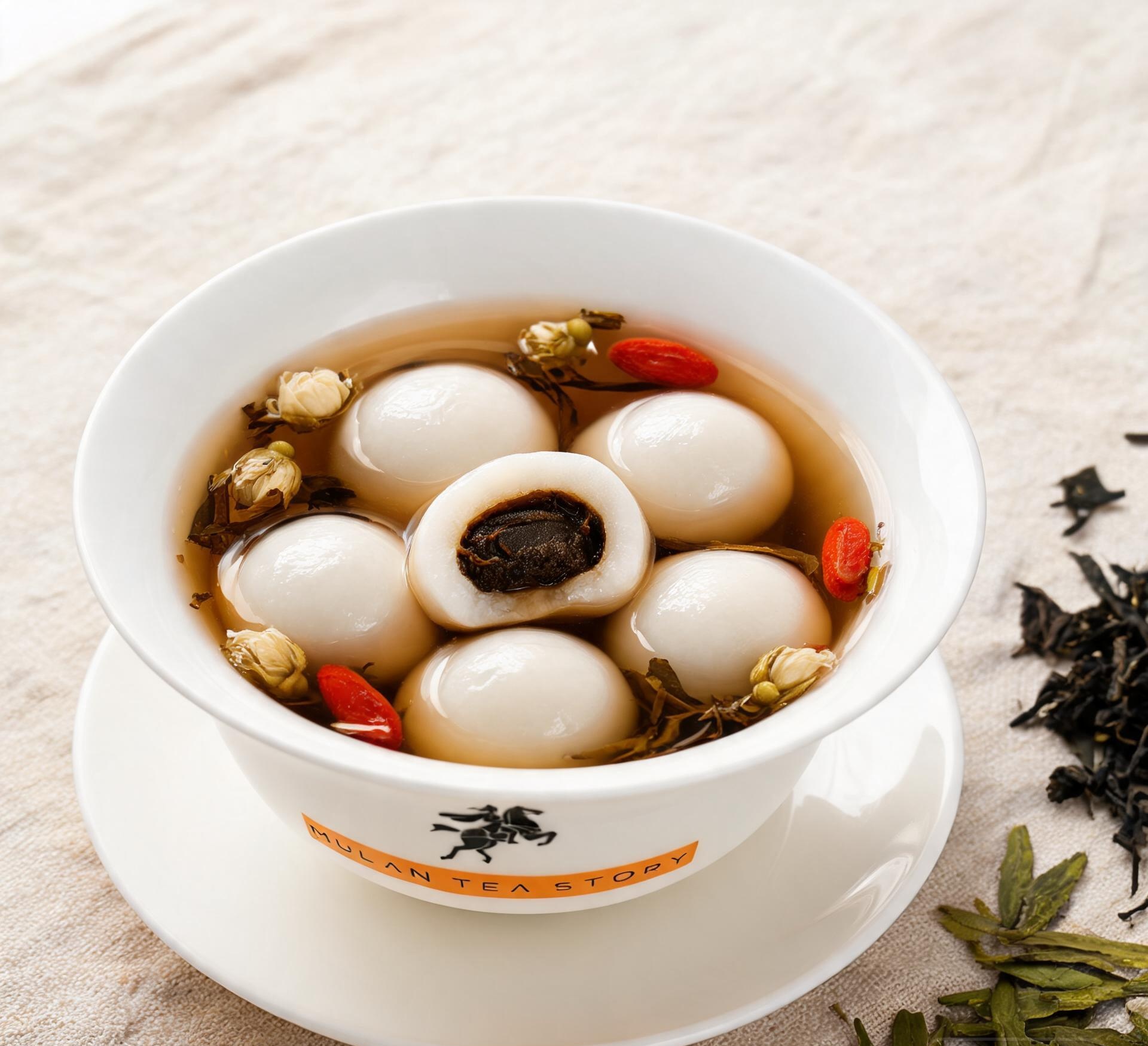 无糖茶汤圆