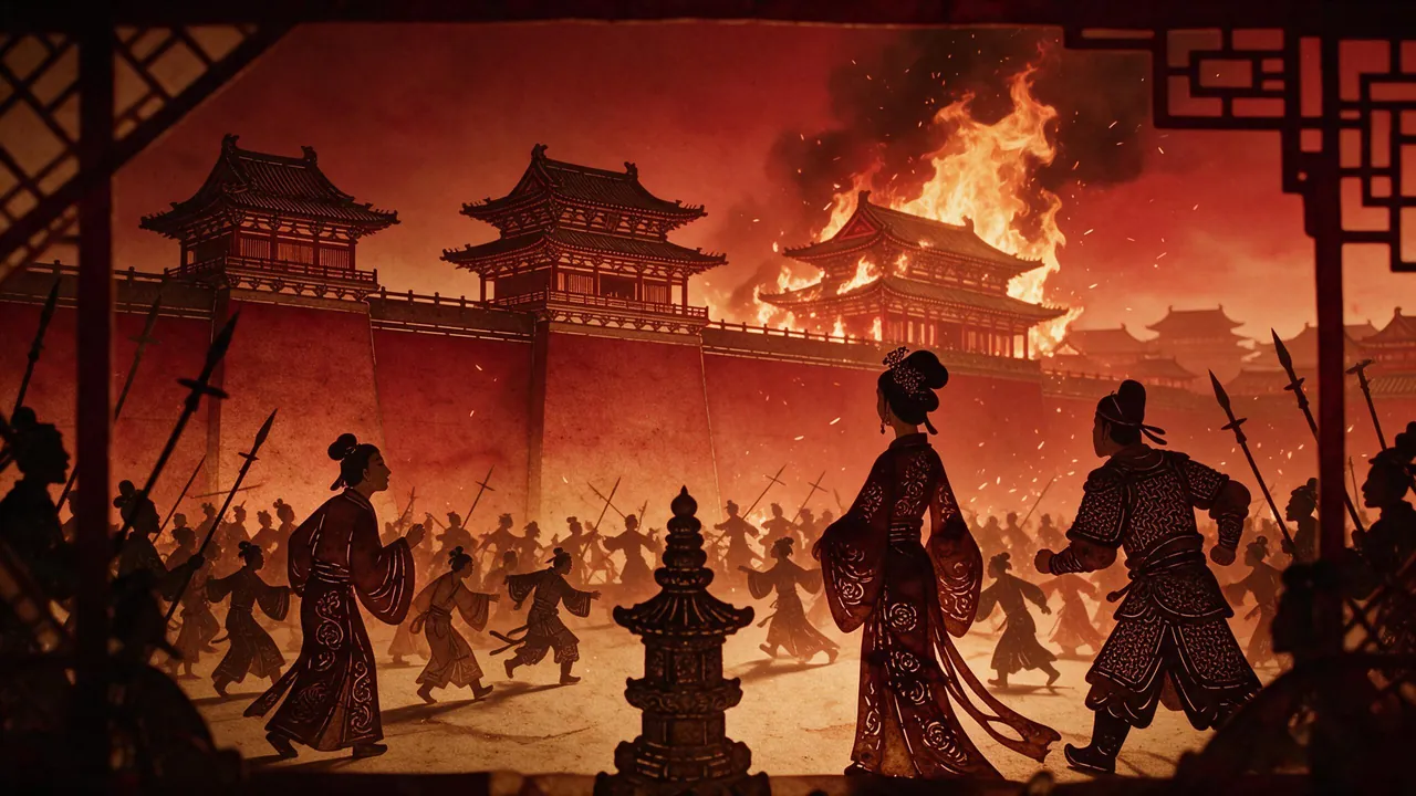 皮影 场景