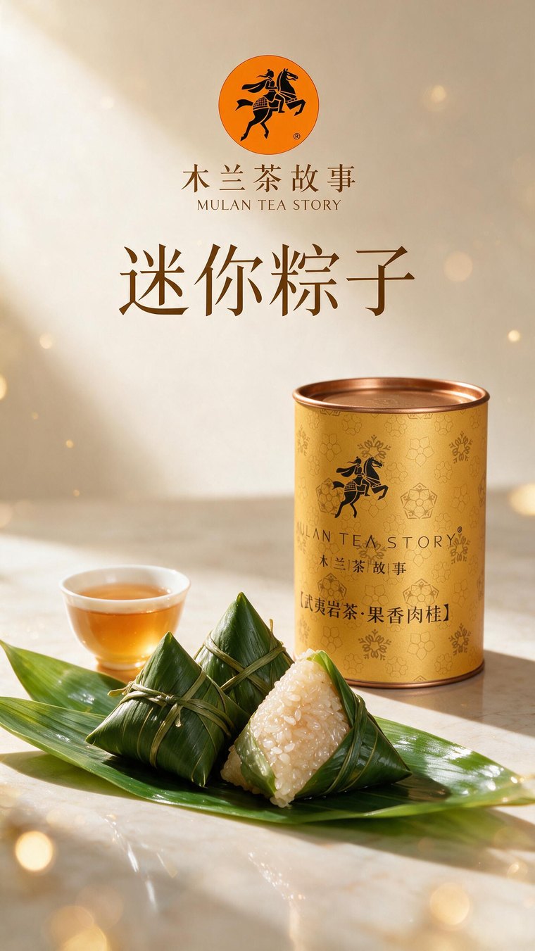 木兰茶故事门店海报 米香在前