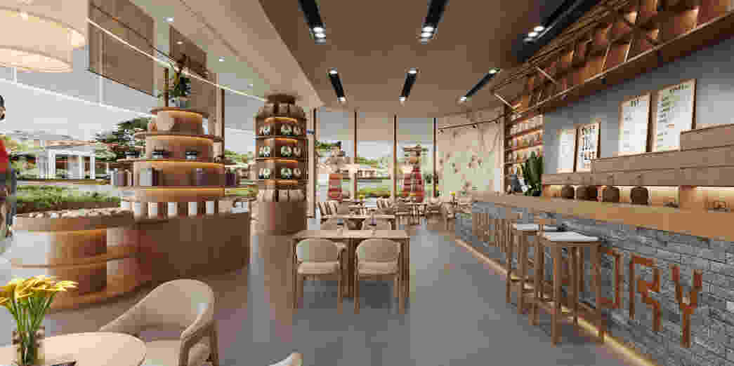 Wuyi Mountain tea garden scenery